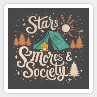 Stars & S'mores Society Sticker